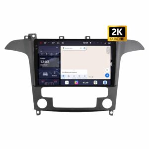 Pantalla multimedia P90 ULTRA para FORD S-MAX (2006-2015). Clima negro