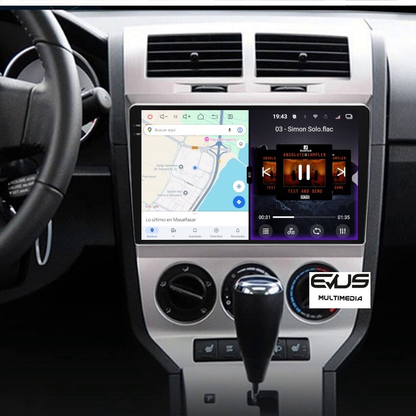 Pantalla multimedia P100 ULTRA específica para DODGE CALIBER (2006-2008) - Imagen 5