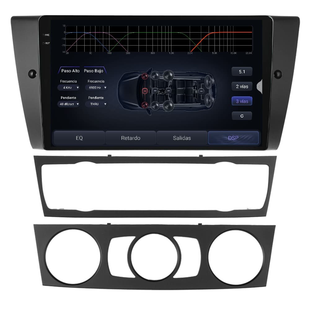 Pantalla multimedia P90 ULTRA para BMW serie 3 (2005-2012) - Imagen 7