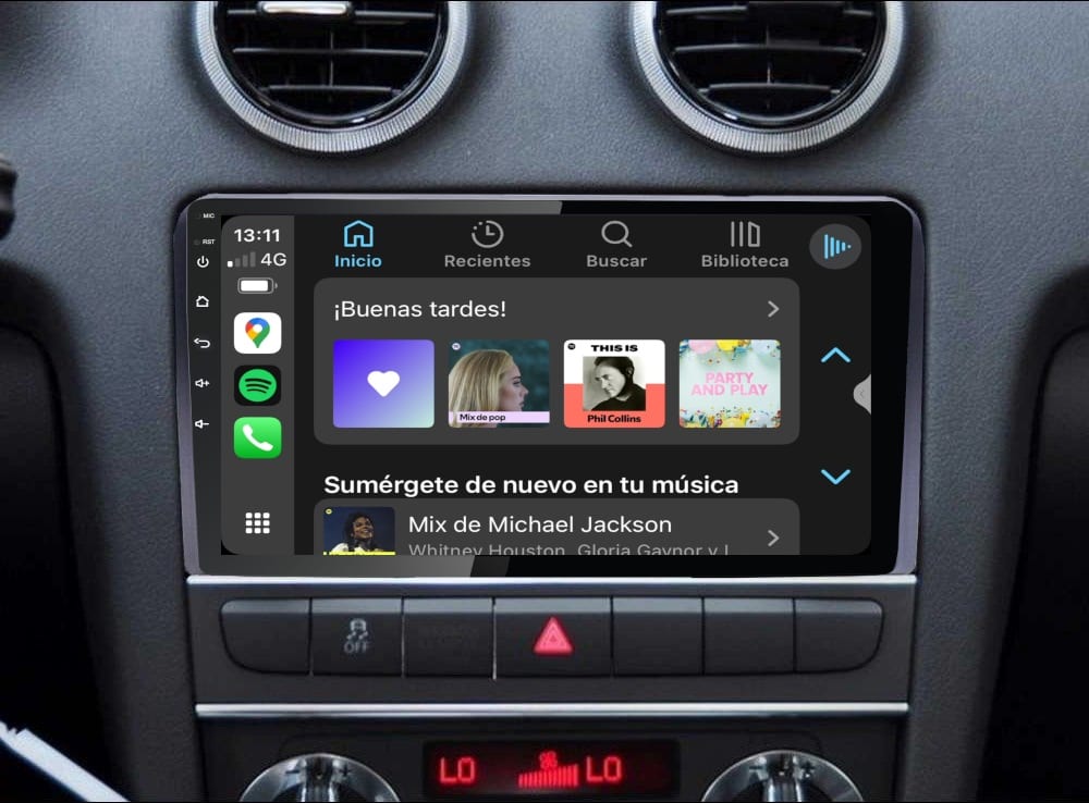 Pantalla multimedia P9A para AUDI A3 (2003-2012) - Imagen 4