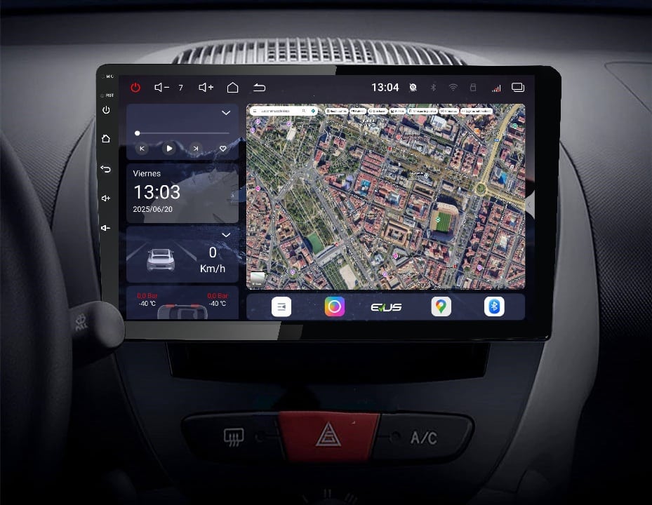 Pantalla multimedia P10A para CITRÖEN C1 (2005-2014) - Imagen 4