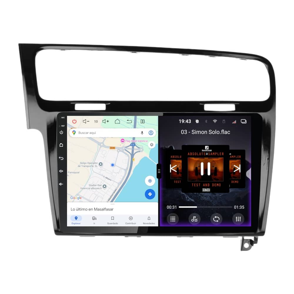 Pantalla multimedia P10A para VOLKSWAGEN GOLF 7 (2013-2019) - Imagen 4