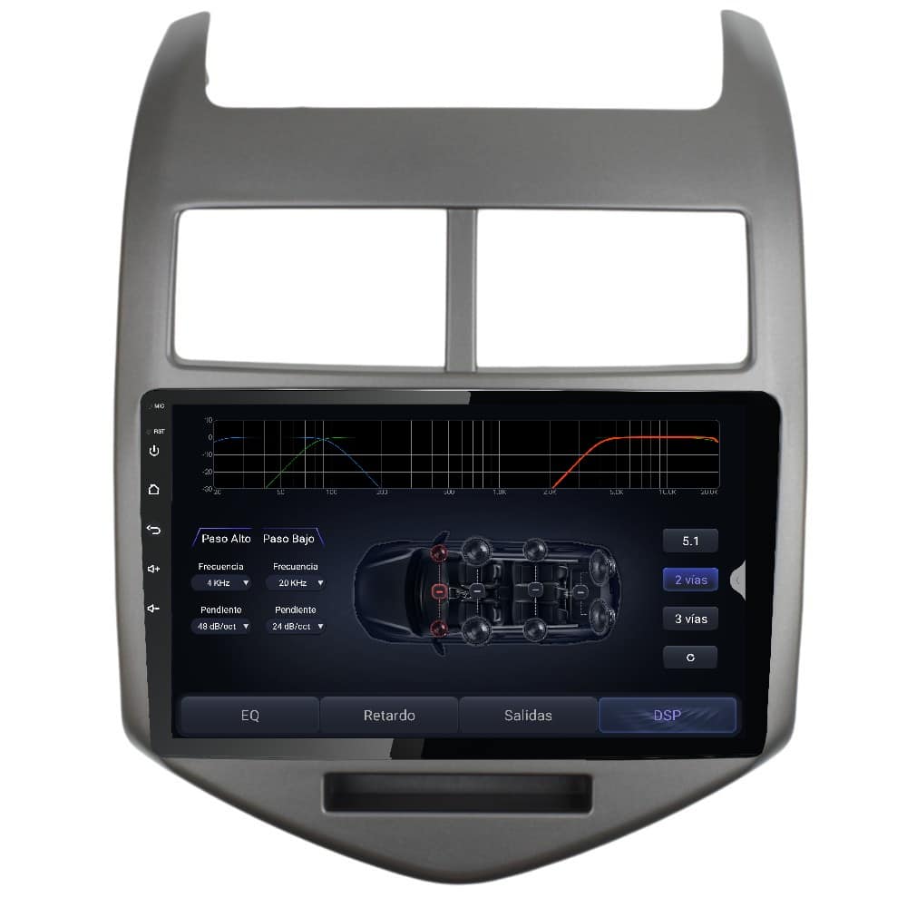 Pantalla multimedia P9A específica para CHEVROLET AVEO (2011-2016) - Imagen 6