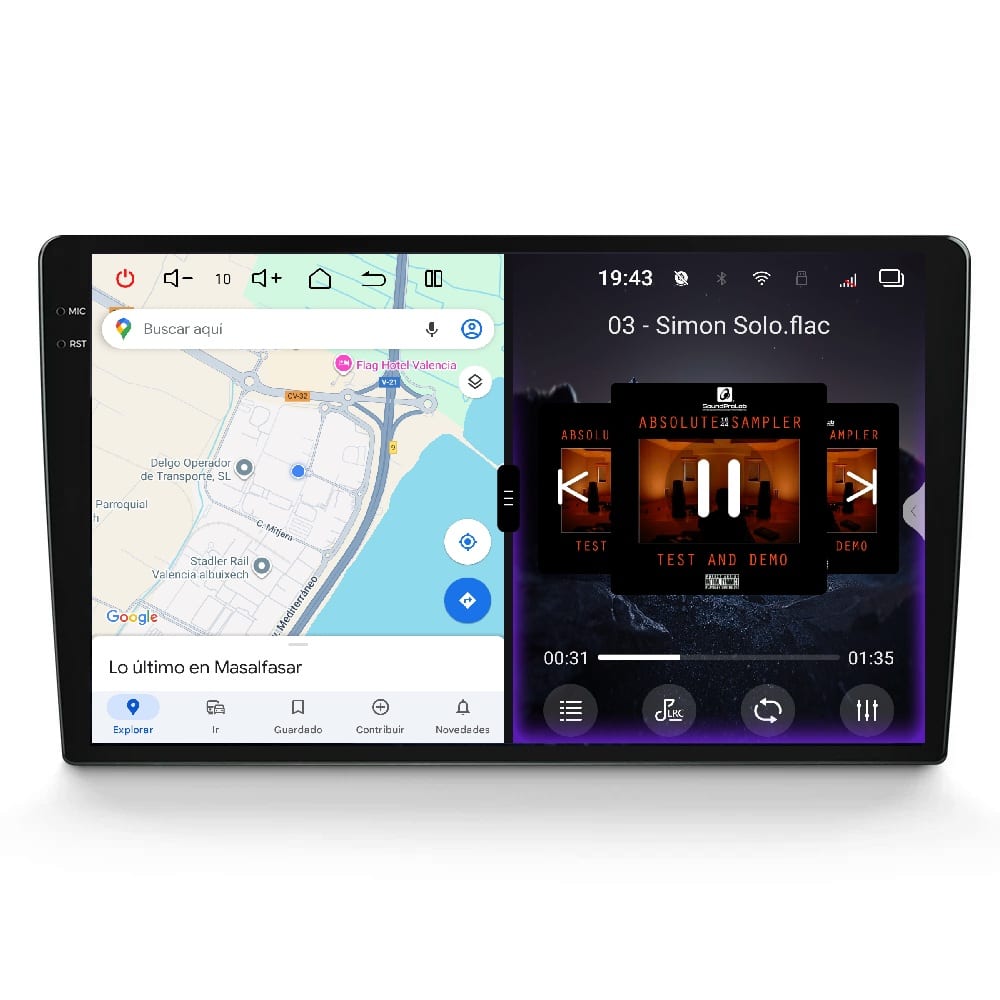 Pantalla multimedia P90 ULTRA específica para CITRÖEN BERLINGO (2008-2018) - Imagen 5