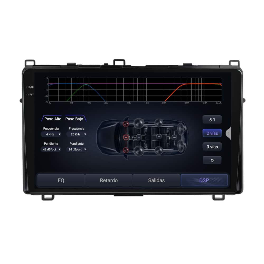 Pantalla multimedia P90 ULTRA para TOYOTA AURIS (2016-2018) - Imagen 4
