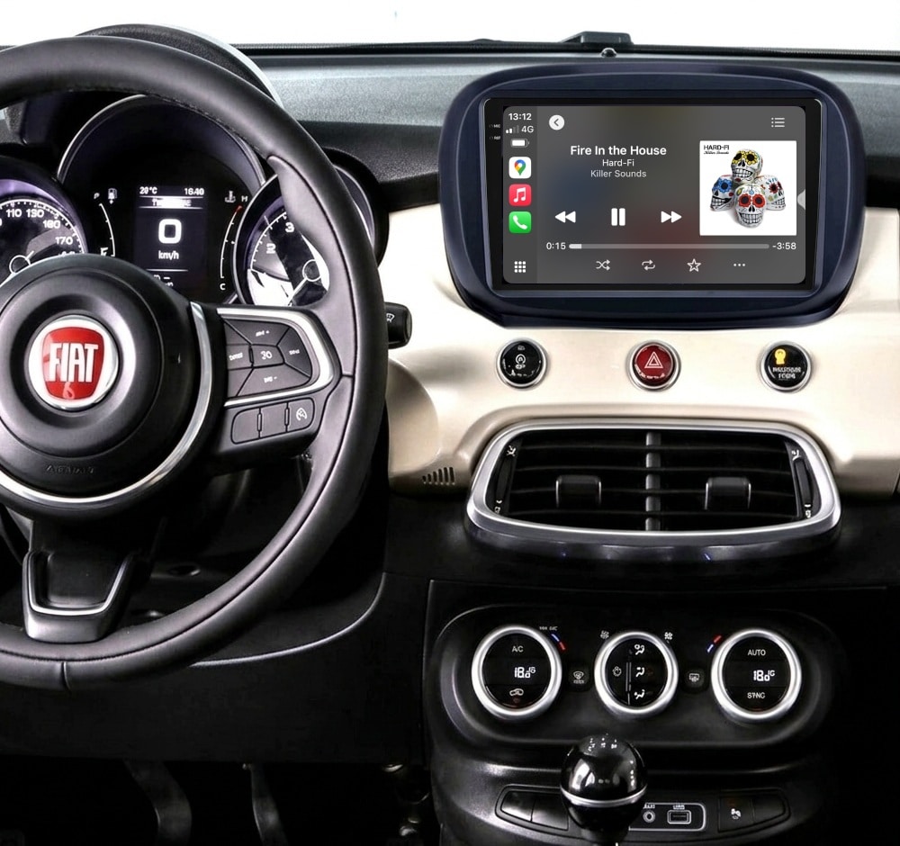 Pantalla multimedia P90 ULTRA específica para FIAT 500X (2014-2019) - Imagen 4