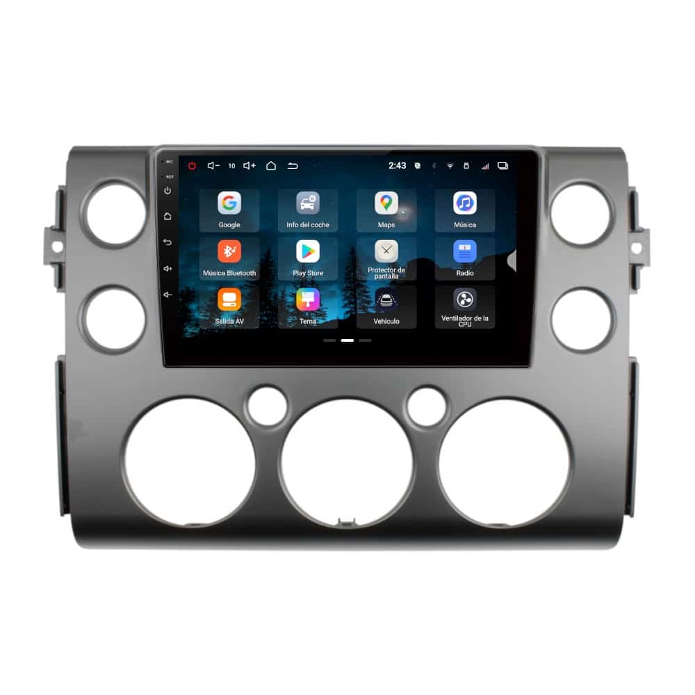 Pantalla multimedia P9A para TOYOTA FJ CRUISER (2006->) - Imagen 2