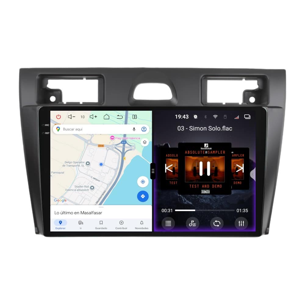 Pantalla multimedia P90 ULTRA para FORD FIESTA (2005-2008) - Imagen 5