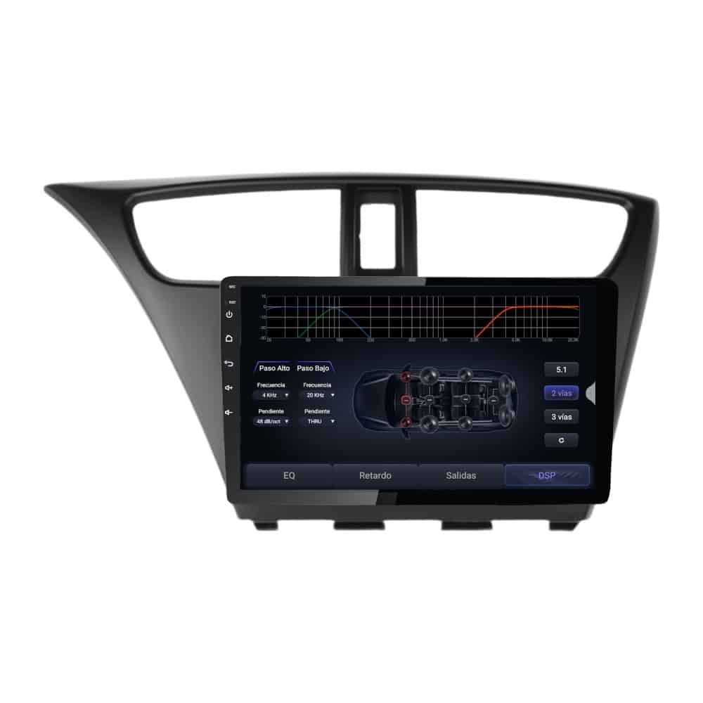 Pantalla multimedia P9A específica para HONDA CIVIC (2012-2015) - Imagen 5