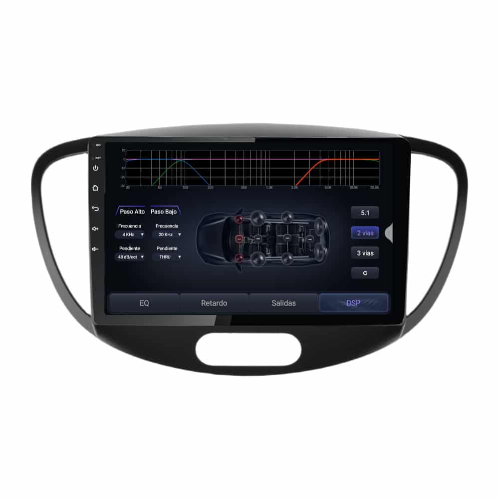 Pantalla multimedia P9A para HYUNDAI i10 (2008-2014) - Imagen 5