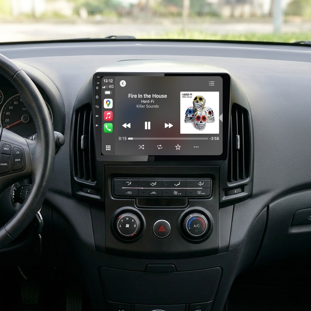 Pantalla multimedia P9A para HYUNDAI i30 (2007-2012).CLIMA MANUAL - Imagen 4