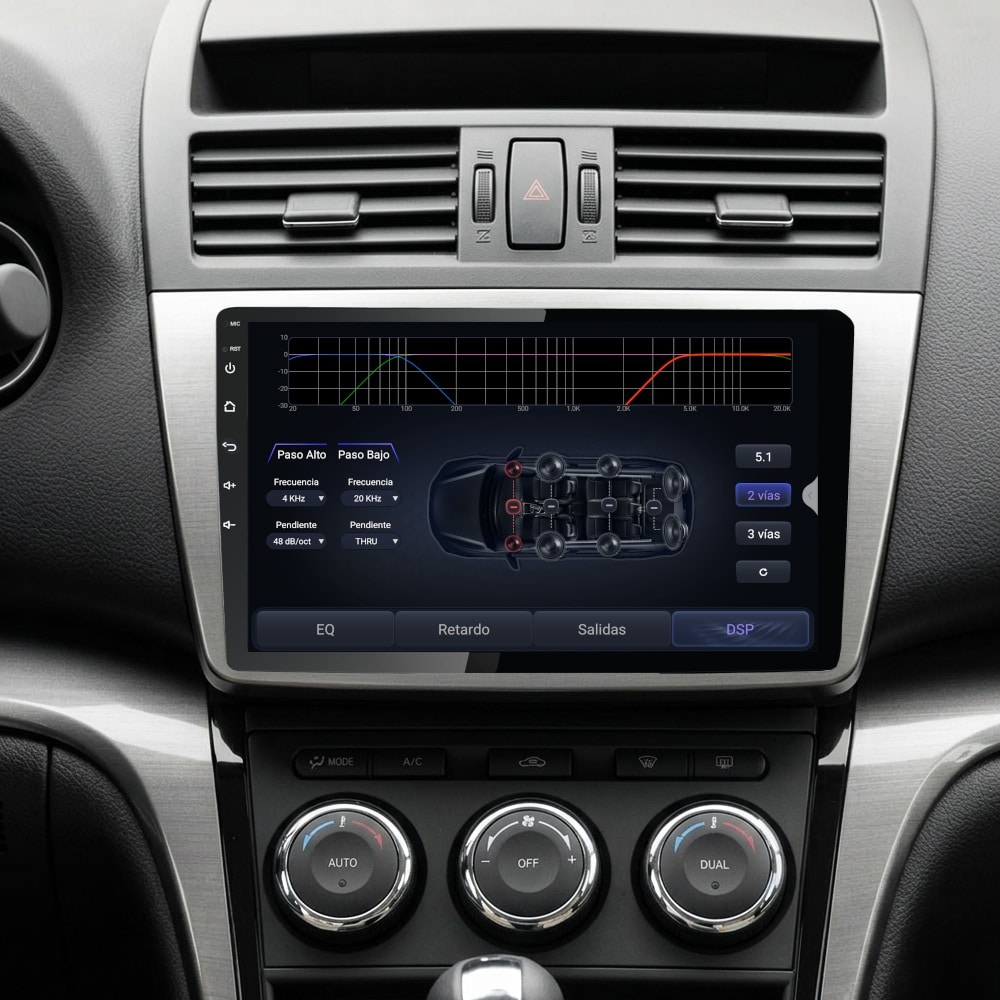 Pantalla multimedia P9A específica para MAZDA 6 (2009-2012) - Imagen 5