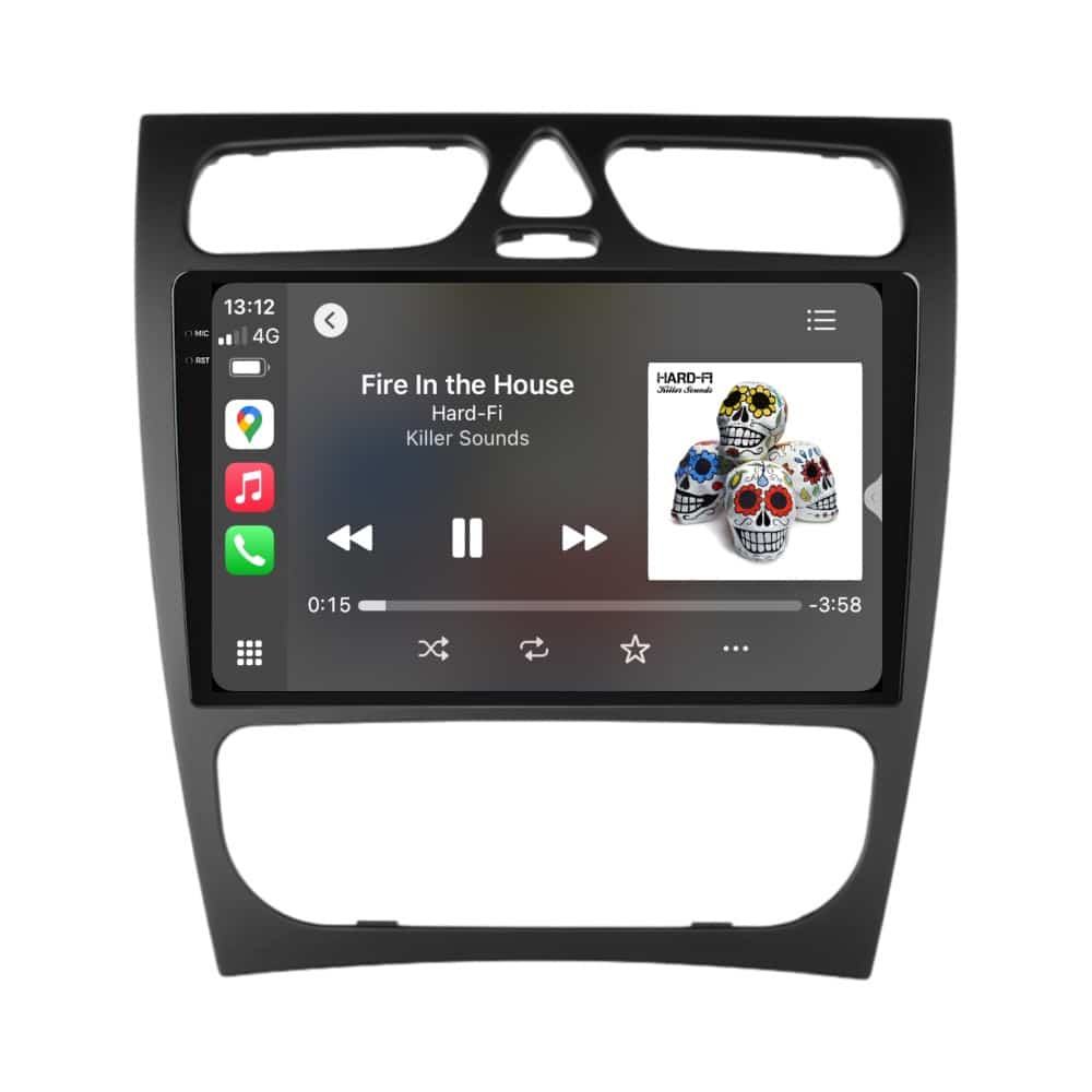 Pantalla multimedia P90 ULTRA específica para MERCEDES Clase C (W203, 2000-2004) - Imagen 4