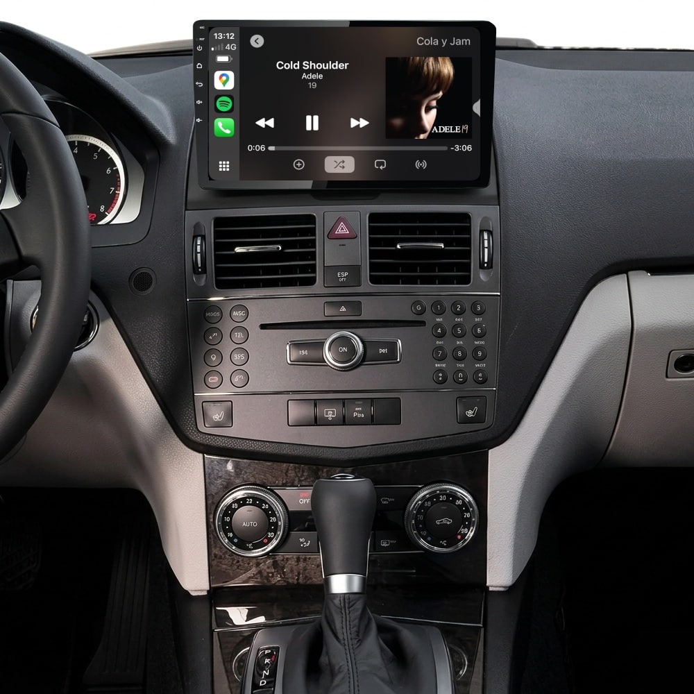 Pantalla multimedia P9A específica para MERCEDES Clase C (W204, 2007-2011) - Imagen 5