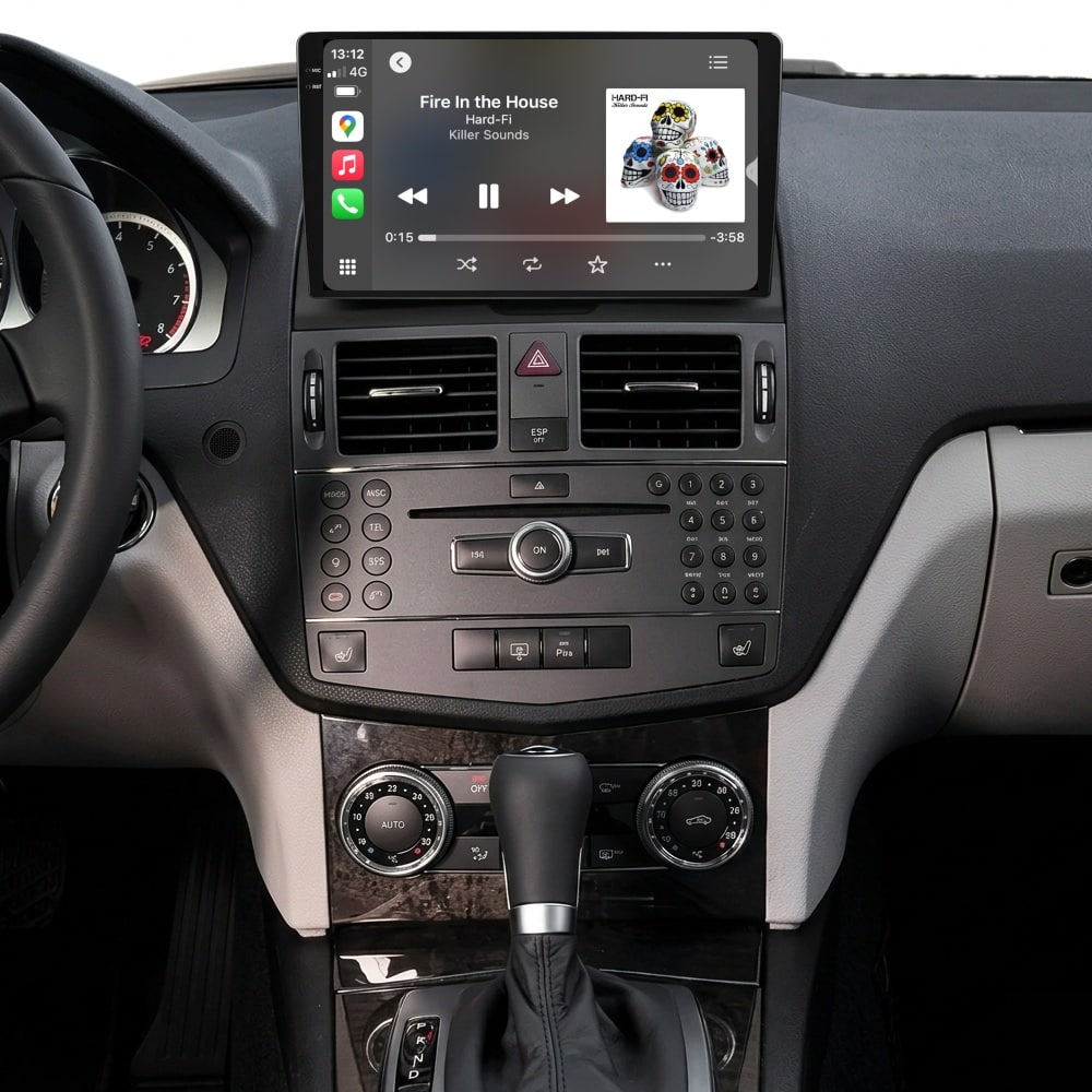 Pantalla multimedia P90 ULTRA específica para MERCEDES Clase C (W204, 2007-2011) - Imagen 4