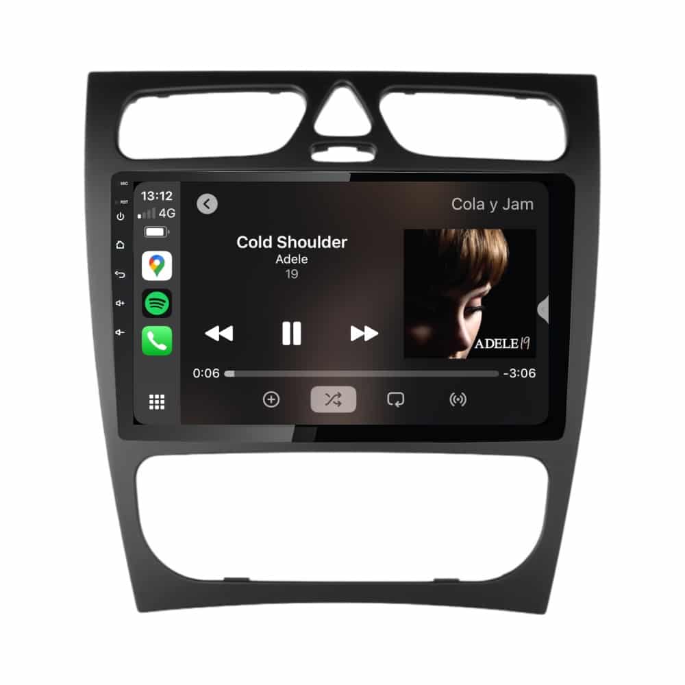 Pantalla multimedia P9A específica para MERCEDES Clase C (W203, 2000-2004) - Imagen 4