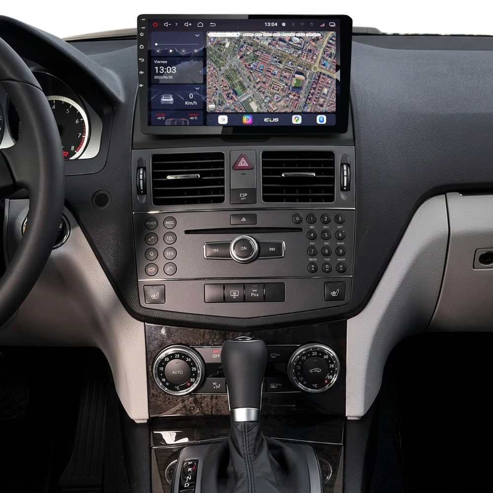 Pantalla multimedia P9A específica para MERCEDES Clase C (W204, 2007-2011) - Imagen 6