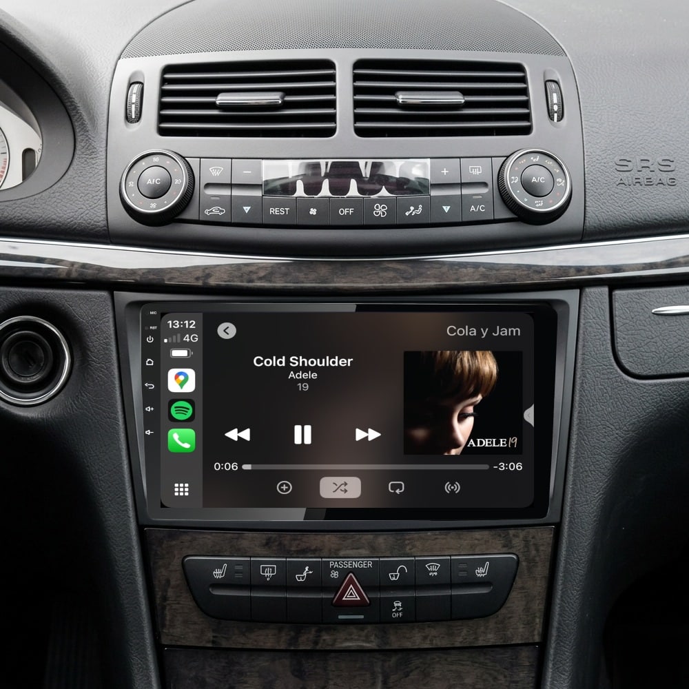 Pantalla multimedia P9A específica para MERCEDES Clase E (W211, 2002-2009) - Imagen 4