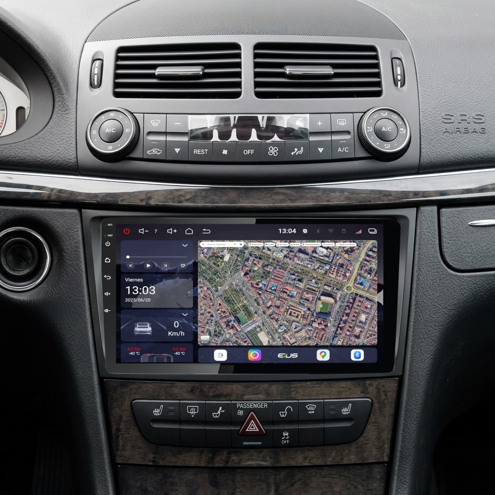 Pantalla multimedia P9A específica para MERCEDES Clase E (W211, 2002-2009) - Imagen 5