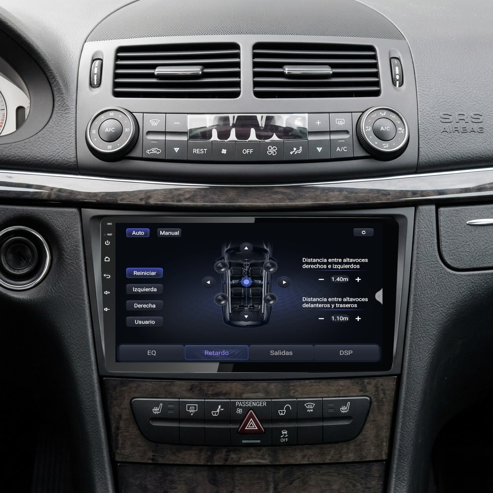 Pantalla multimedia P9A específica para MERCEDES Clase E (W211, 2002-2009) - Imagen 6