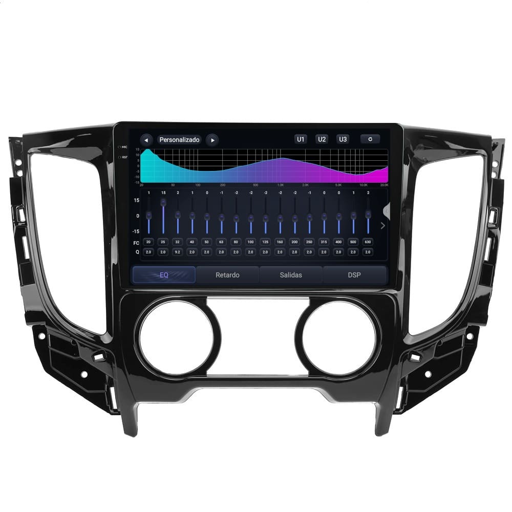 Pantalla multimedia P90 ULTRA para MITSUBISHI L200 (2015-2019), CLIMA MANUAL - Imagen 5