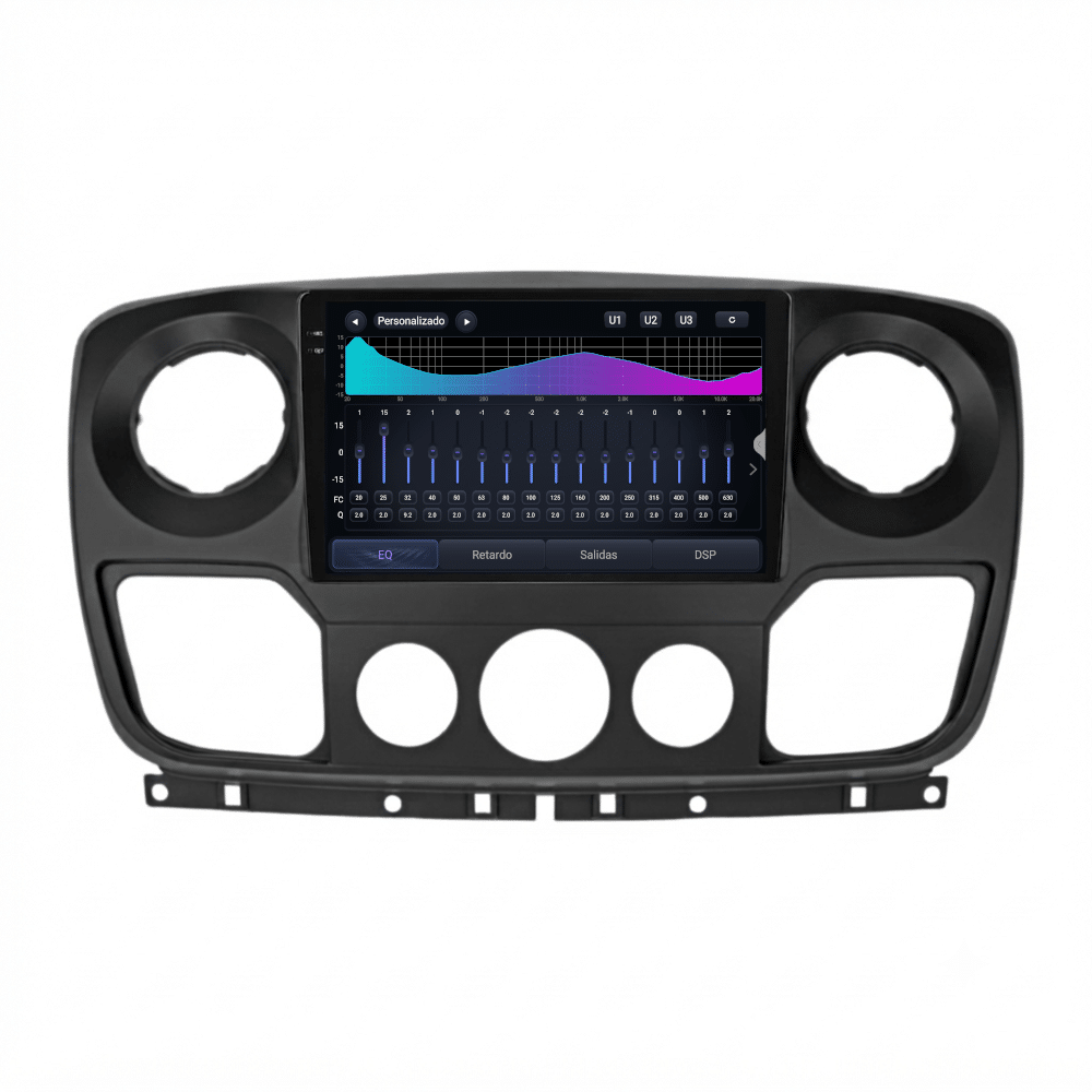 Pantalla multimedia P100 ULTRA específica para RENAULT MASTER III (FV) (2010-2020) - Imagen 5