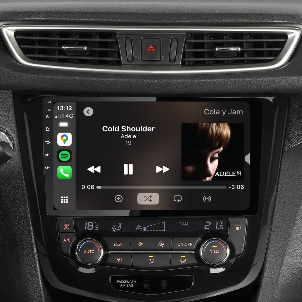 Pantalla multimedia P10A específica para NISSAN QASHQAI (2014-2020) CLIMA AUTOMÁTICO - Imagen 4