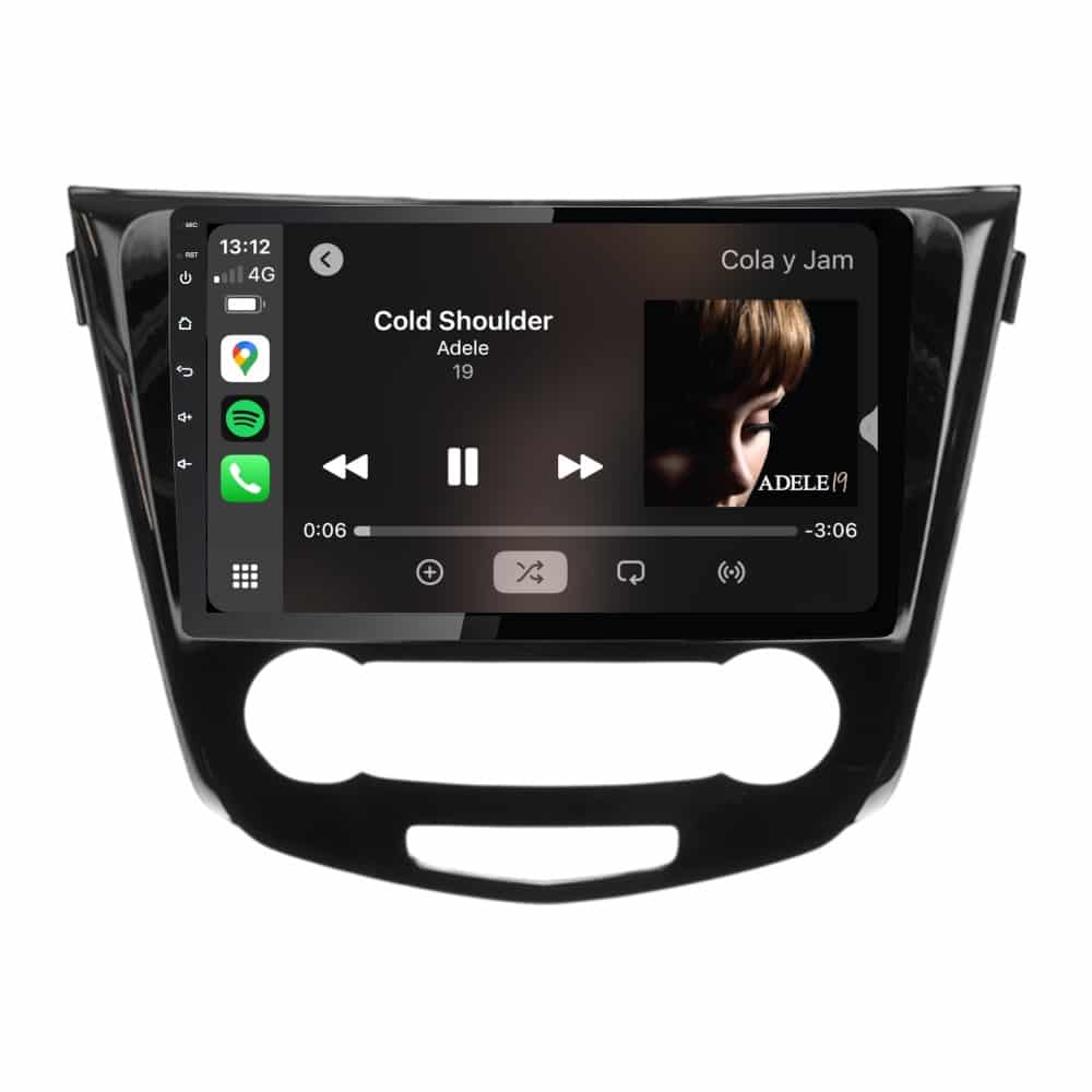 Pantalla multimedia P10A específica para NISSAN QASHQAI (2014-2020) CLIMA MANUAL - Imagen 4