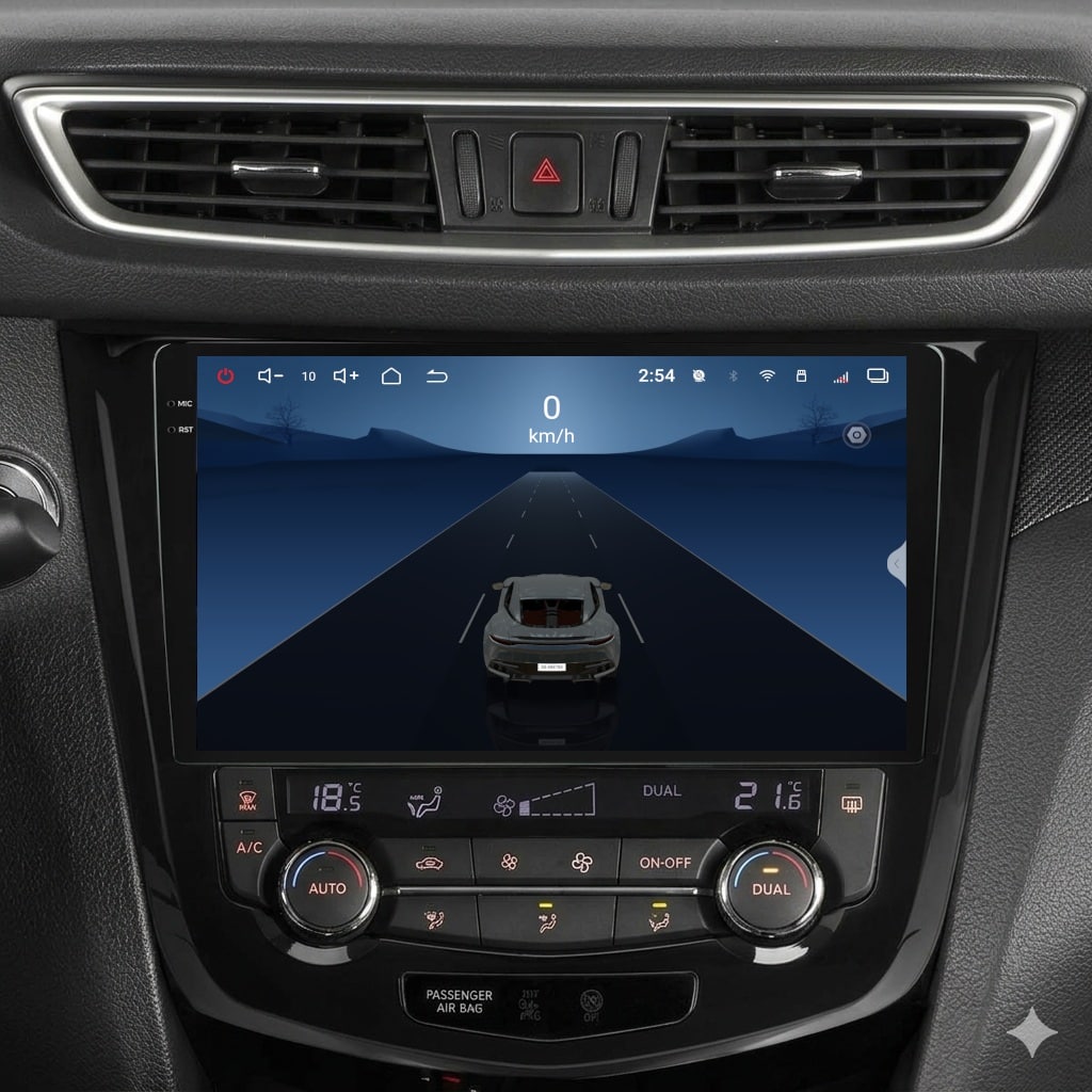 Pantalla multimedia P100 ULTRA específica para NISSAN QASHQAI (2014-2020) CLIMA AUTOMÁTICO - Imagen 4