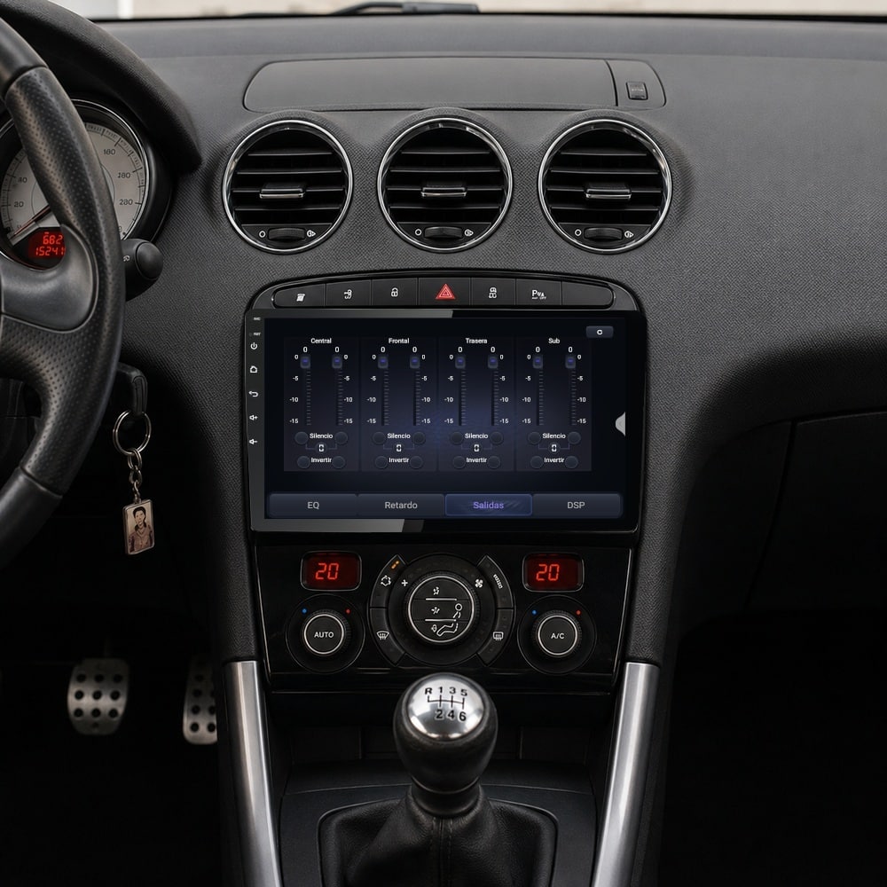 Pantalla multimedia P9A específica para PEUGEOT RCZ (2009-2013) - Imagen 5