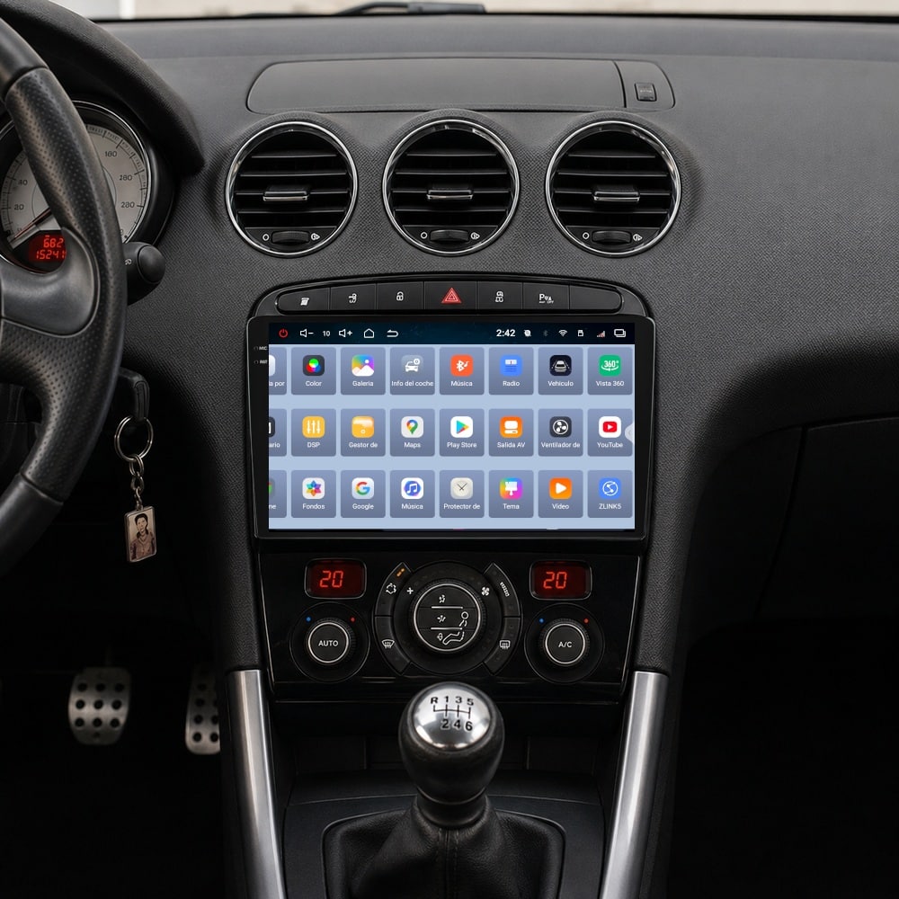 Pantalla multimedia P90 ULTRA específica para PEUGEOT RCZ (2009-2013) - Imagen 5