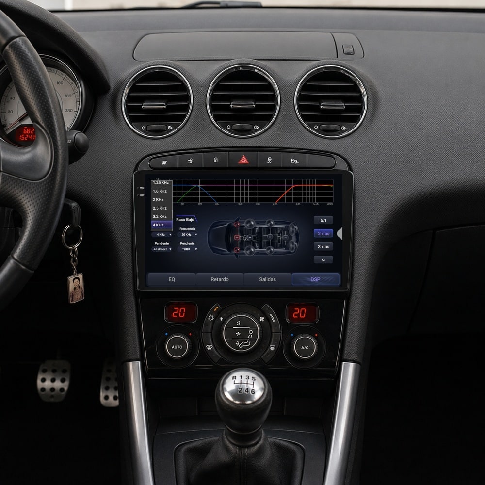 Pantalla multimedia P90 ULTRA específica para PEUGEOT RCZ (2009-2013) - Imagen 4