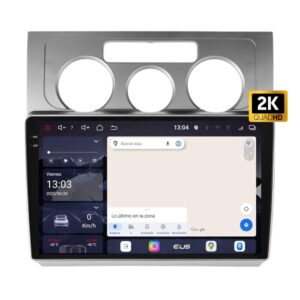 Pantalla multimedia P100 ULTRA específica para VOLKSWAGEN TOURAN (2003-2010).CLIMA MANUAL