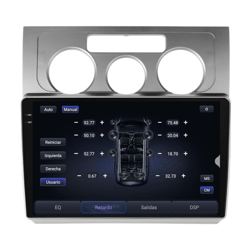 Pantalla multimedia P100 ULTRA específica para VOLKSWAGEN TOURAN (2003-2010).CLIMA MANUAL - Imagen 5