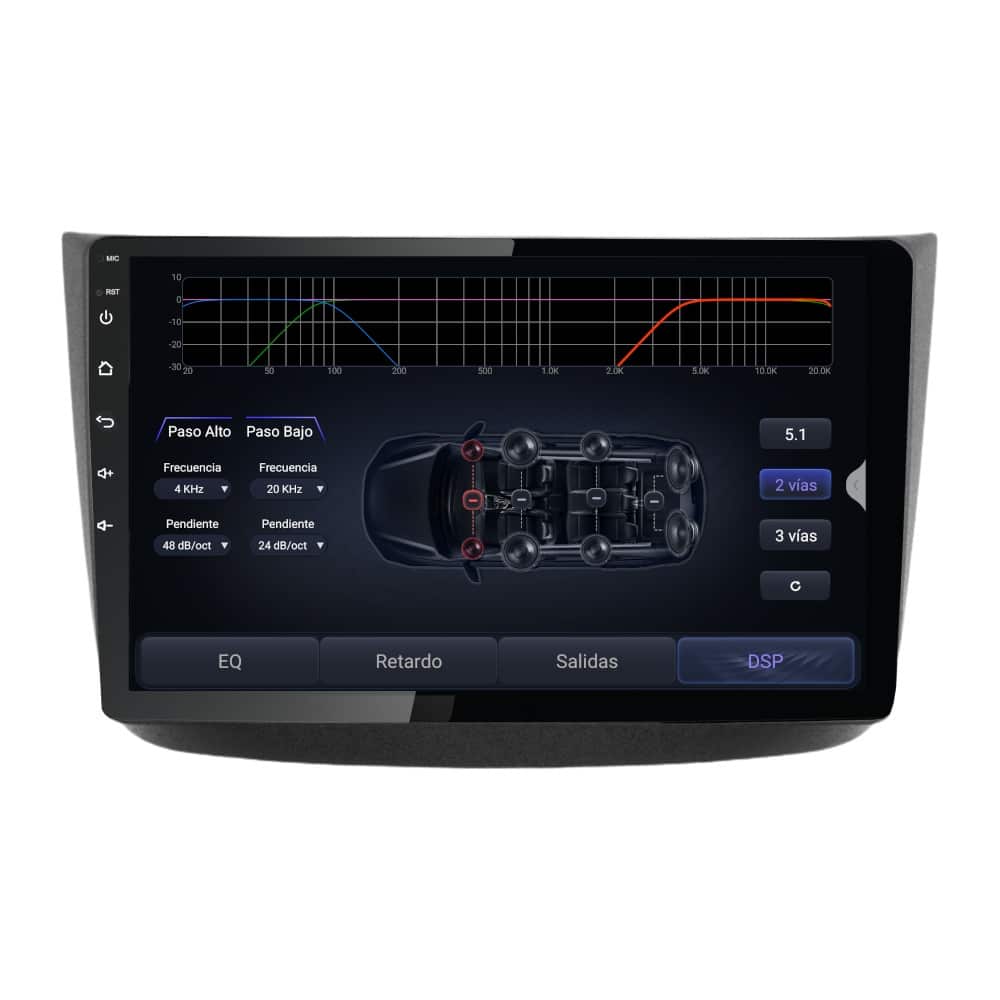 Pantalla multimedia P10A específica para MERCEDES VIANO (W639) (2003-2006) - Imagen 5
