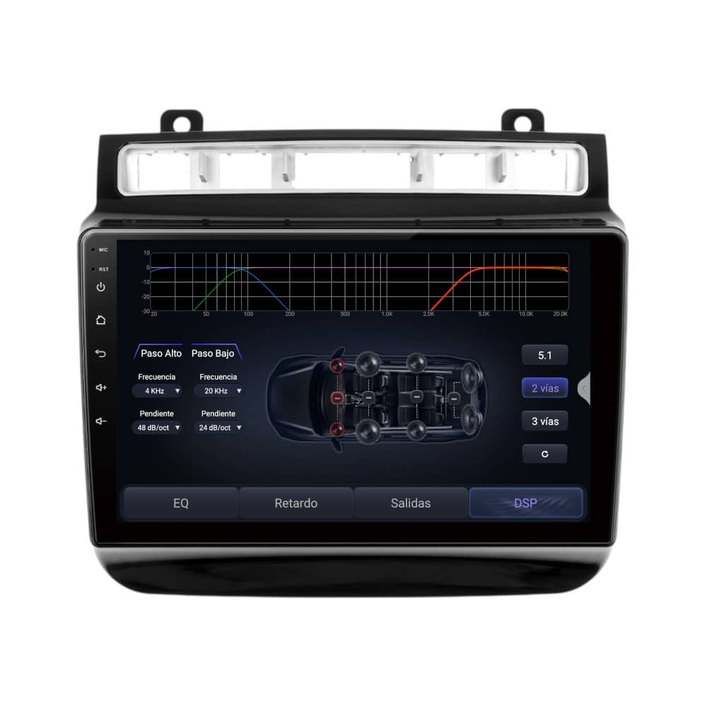 Pantalla multimedia P9A específica para VOLKSWAGEN TOUAREG (2010 – 2016) - Imagen 5