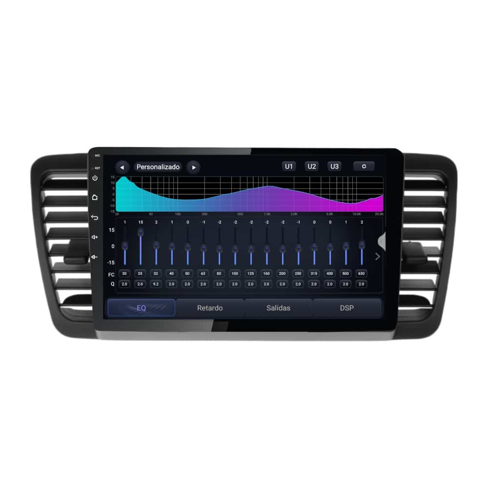 Pantalla multimedia P9A para SUBARU LEGACY OUTBACK (2004-2009) - Imagen 5