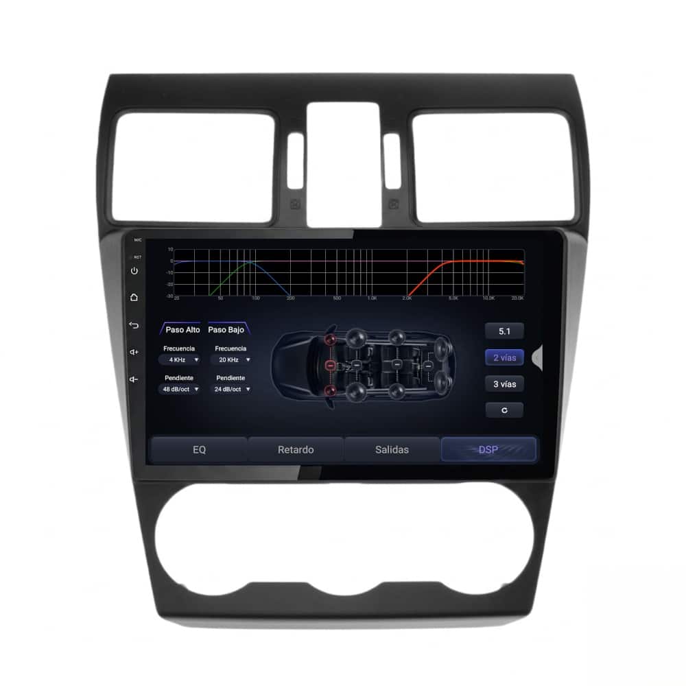 Pantalla multimedia P9A para SUBARU FORESTER (2012-2016) - Imagen 4