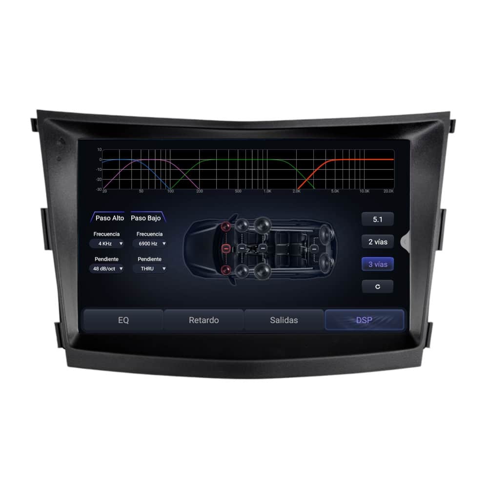 Pantalla multimedia P9A para SSANGYONG XLV (2017-2021) - Imagen 5