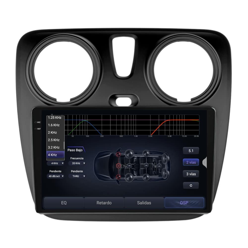 Pantalla multimedia P90 ULTRA específica para DACIA DOKKER (2012->) - Imagen 5