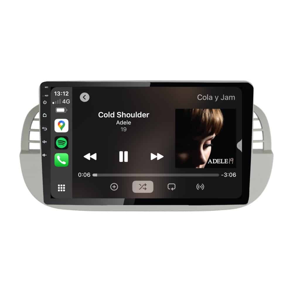 Pantalla multimedia P9A específica para FIAT 500 (2007-2015) - Imagen 4