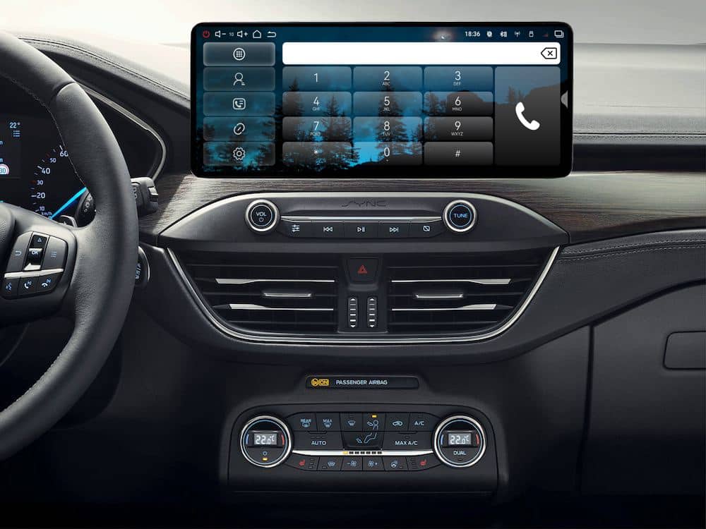 Pantalla MAX 1200A de 12.3" para FORD Focus 2018-> - Imagen 4
