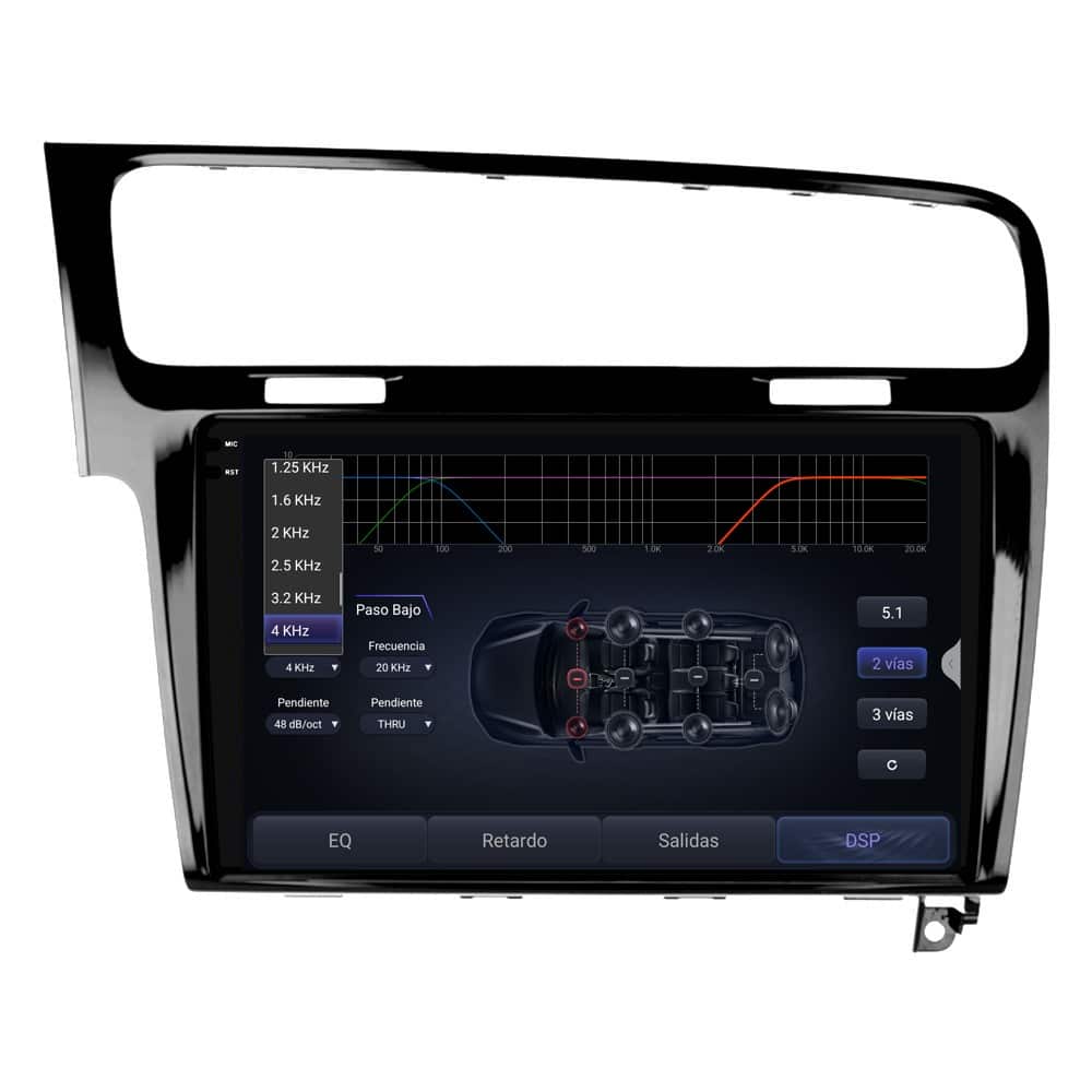 Pantalla multimedia P10A para VOLKSWAGEN GOLF 7 (2013-2019) - Imagen 9
