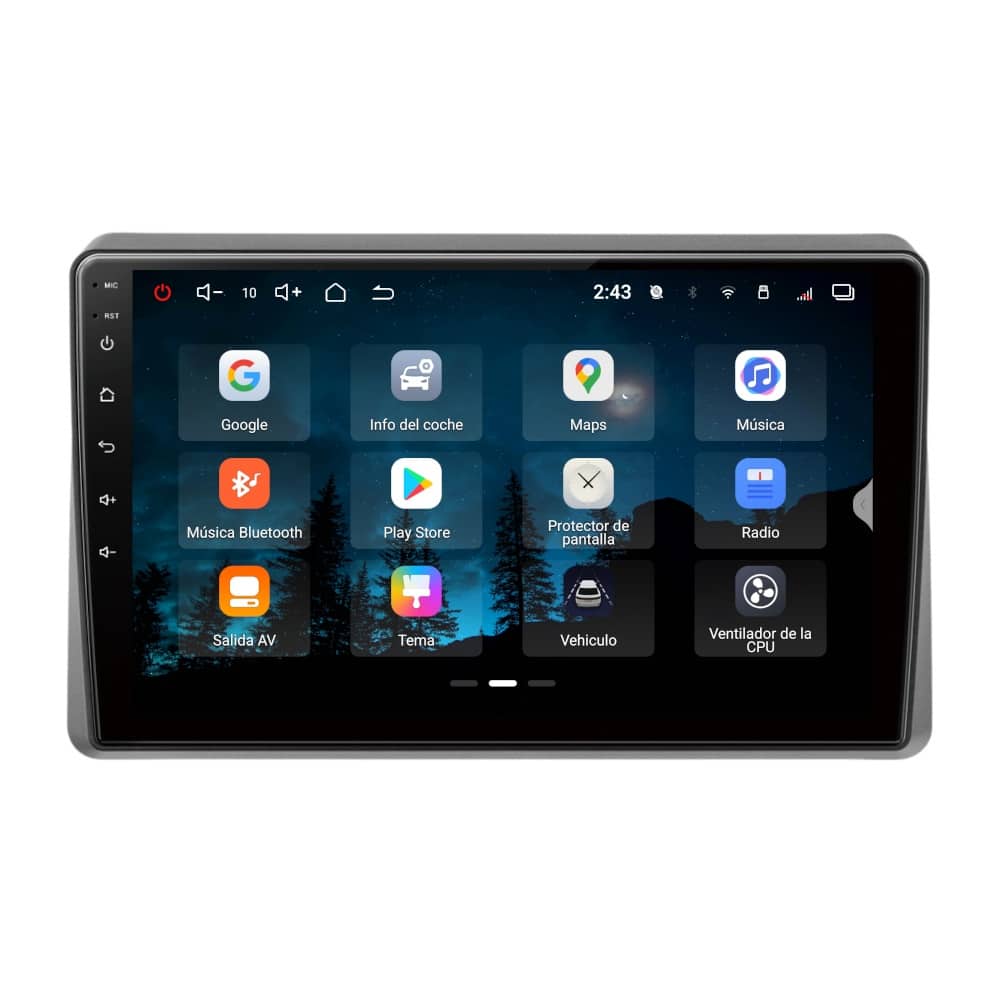 Pantalla multimedia P10A específica para NISSAN NV400 (2020-2022) - Imagen 5
